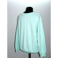 Cieplutka gruba bluza sportowa ze ściągaczami XXL miętowa